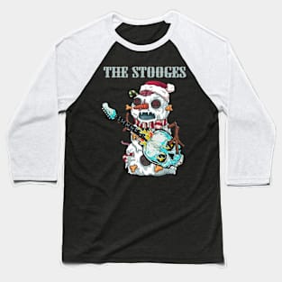 THE STOOGES BAND XMAS Baseball T-Shirt